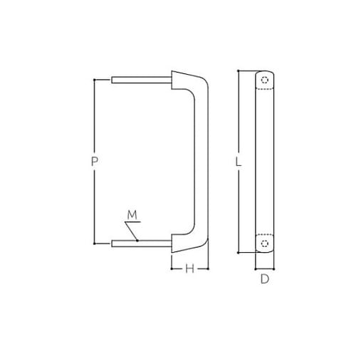 100mm 木製取手 EA951HA−2
