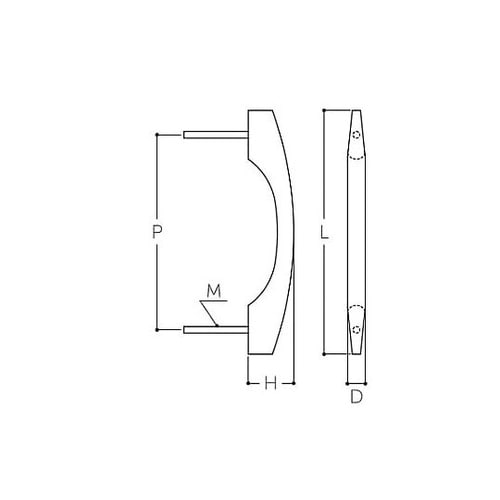180mm 木製取手 EA951HA−3