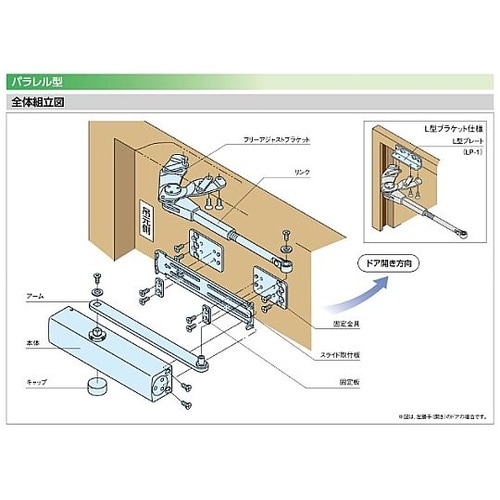 65kg以下 ドアクローザー(パラレル型
