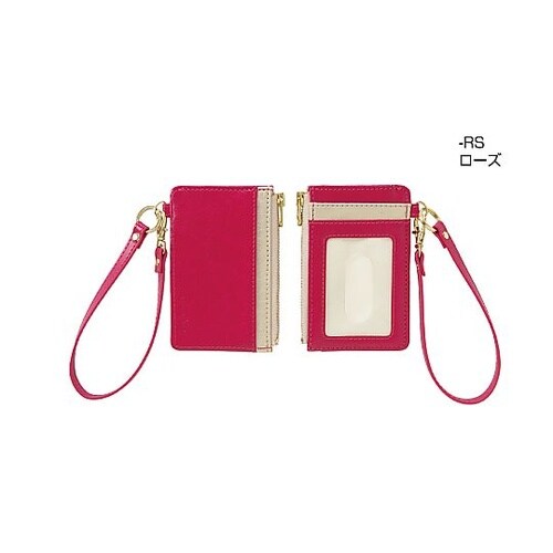 カードホルダー(ストラップ付/レッド)