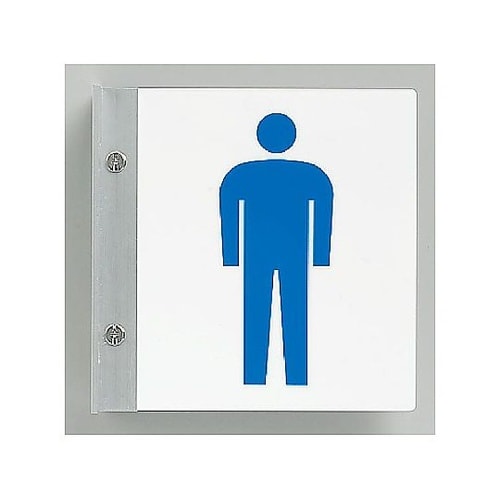 150x150mm トイレ表示板(突き出