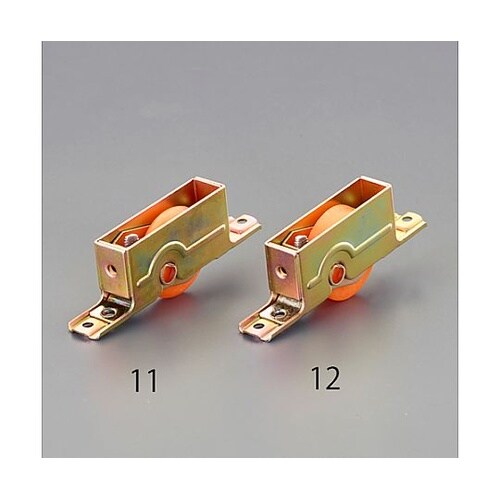 30mm 戸車(U型・ウレタン車・鋼板枠