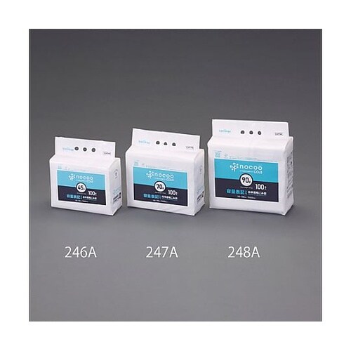 650x800mm/45L ごみ袋(白半