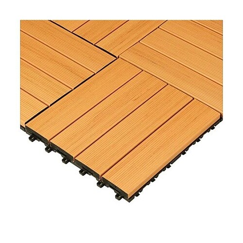 300x300x27mm 連結マット(木