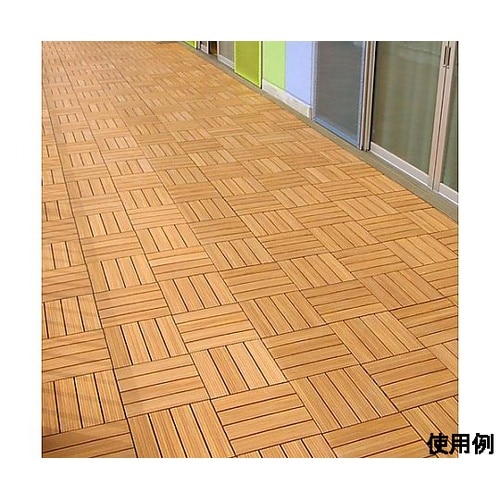 300x300x27mm 連結マット(木