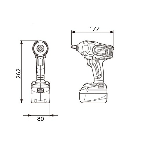 JTAE411A インパクトレンチセット