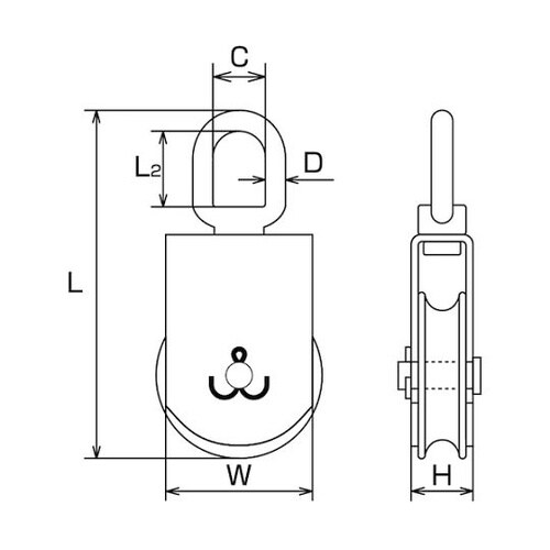 A1279 サンマブロック 250kgf