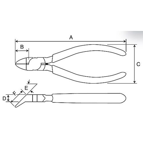 150mm ニッパー(プラスティック用/