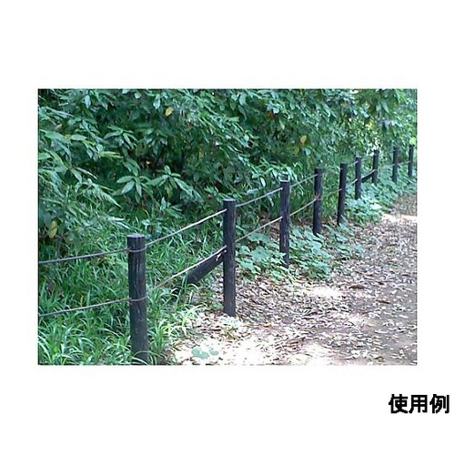 φ 80x1800mm 擬木杭(穴あり)