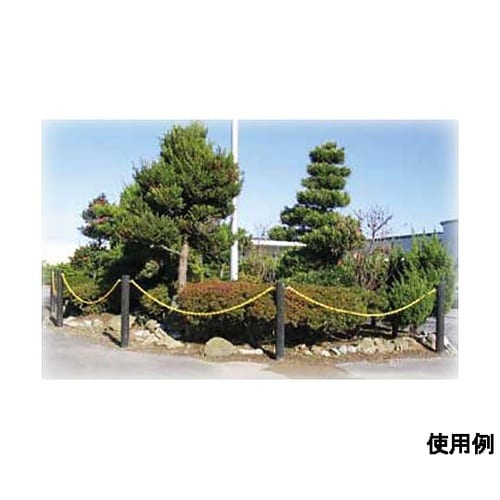 φ100x1800mm 擬木杭(穴あり)