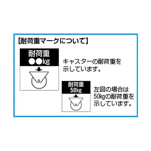 75mm キャスター(自在金具付・低床重