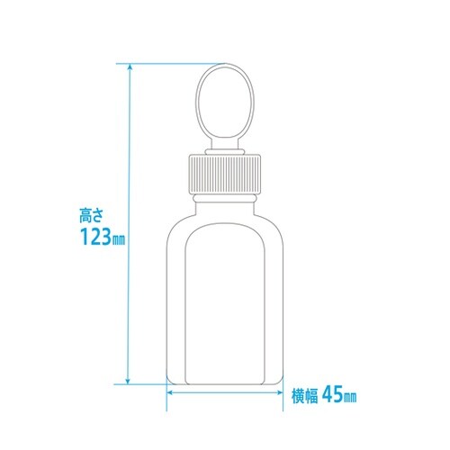 小判型投薬瓶 60mL スポイト付キャッ