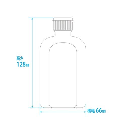 小判型投薬瓶 200mL ワンタッチキャ