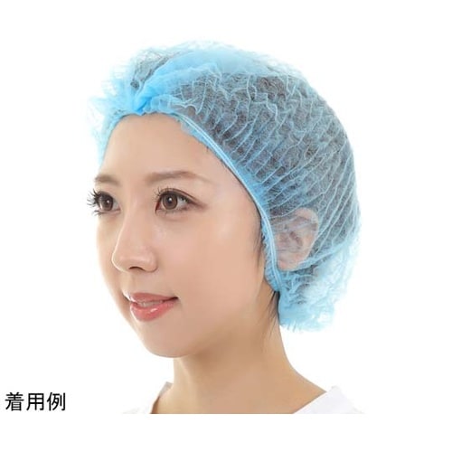 不織布キャップ 棒状 ブルー 100枚×