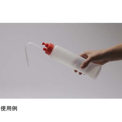 NT洗浄瓶B型スリム レッド 400mL