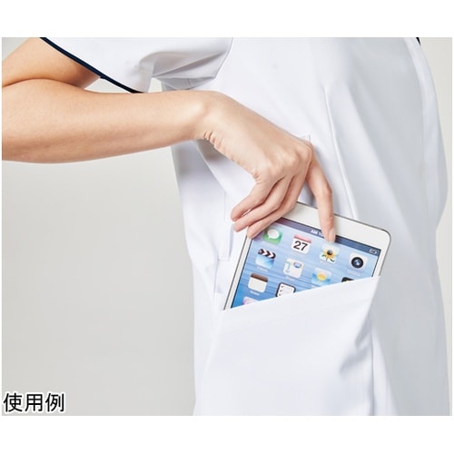 メンズジップスクラブR ホワイト×ダーク