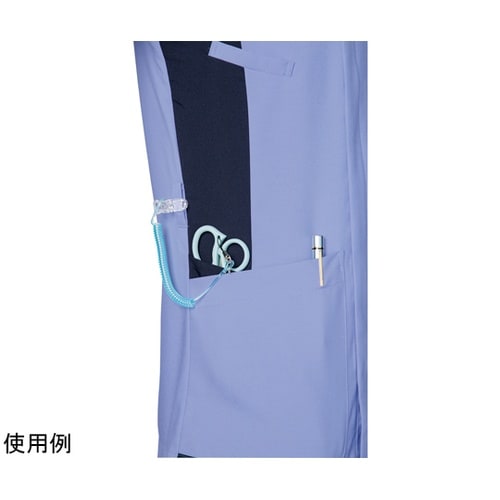 メンズジップスクラブR サックス×ダーク