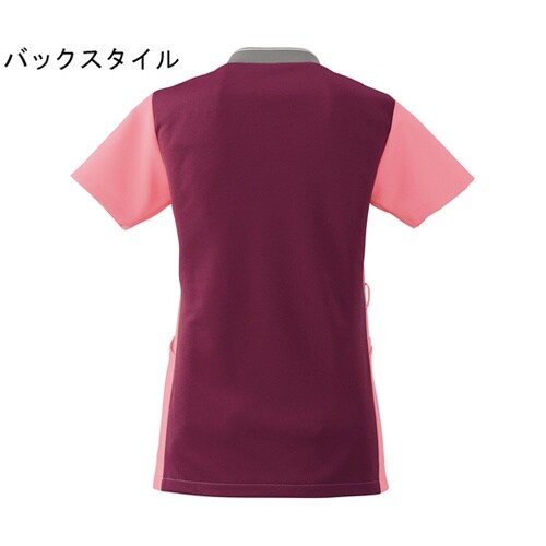 レディースジップスクラブR ピンク×バー