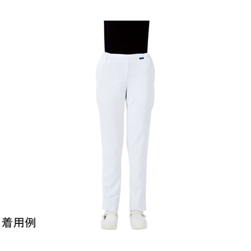 ストレートパンツ(総ゴム)ホワイト EL