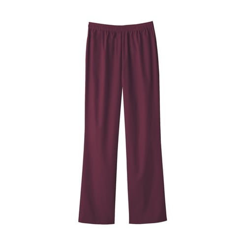 スクラブ上下セット ワイン S ST70