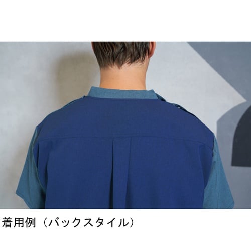 スクラブ ミドルインディゴ×インディゴ