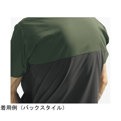 スクラブ セージグリーン×ガンメタ LL