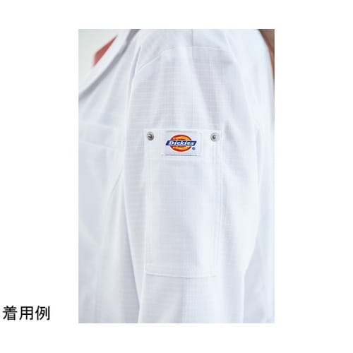 レディスシングルコート(7分袖)ホワイト