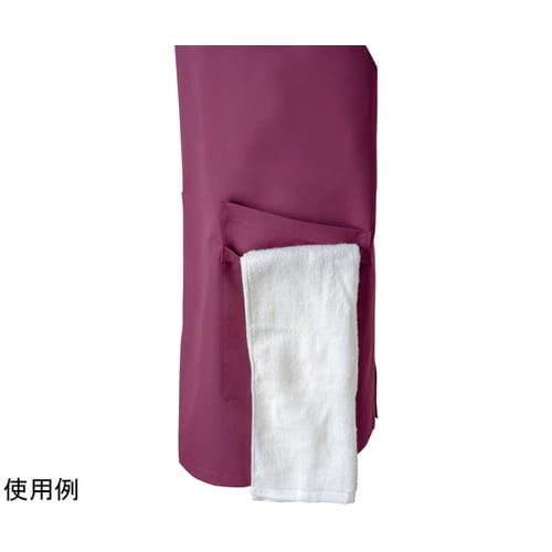エプロン バーガンディ MーL 4048