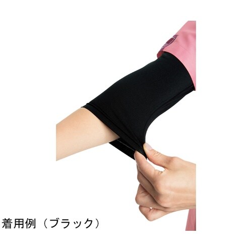 レディスカットソー(7.5分袖)ブラック