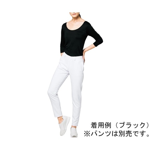 レディスカットソー(7.5分袖)ネイビー