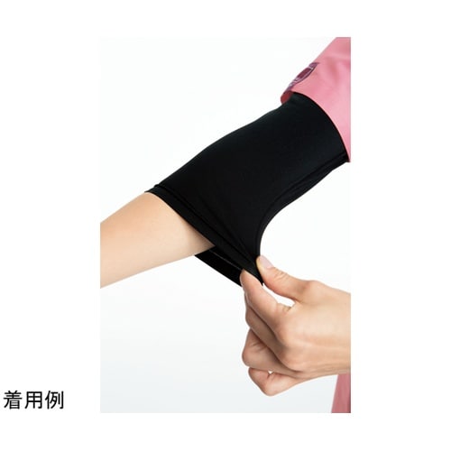 メンズカットソー(8分袖)ブラック S