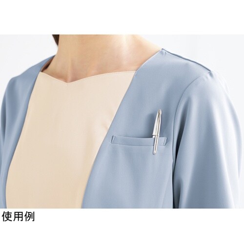 ワンピース ゼニスブルー×エクルベージュ