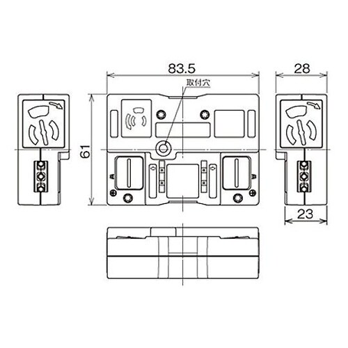 アクセスフロア用コンセント(2口/20A