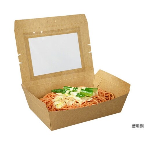 弁当容器 クラフトパック窓付 190−1