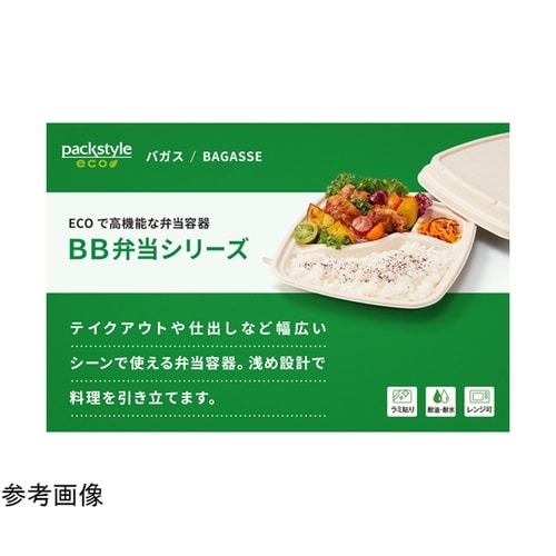 BB竹バガス 弁当容器 N24−20A