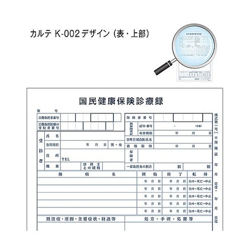 カルテ1号 A4 90kg 国保 k−0