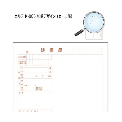 カルテ1号 A4 90kg 社保 k−0