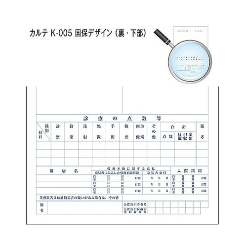 カルテ1号 A4 90kg 国保 k−0