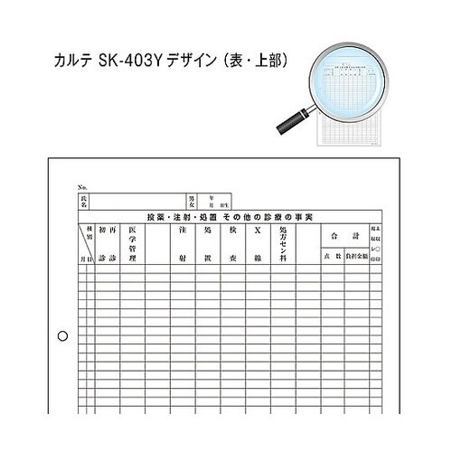 カルテ3号 A4 SK−403Y 穴あき