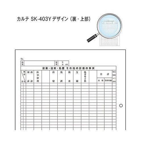 カルテ3号 A4 SK−403Y 穴あき