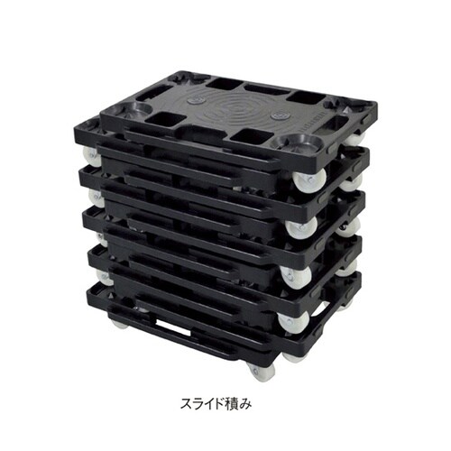 樹脂連結ドーリー 静音タイプ 61−36