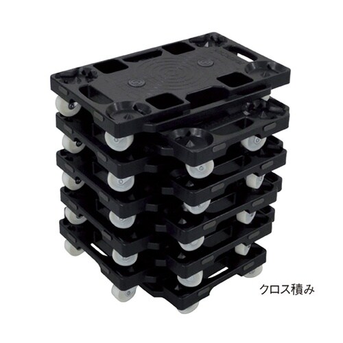 樹脂連結ドーリー 静音タイプ 61−36