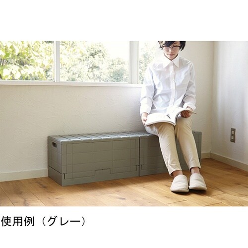 スタッキングコンテナボックス ブラック大