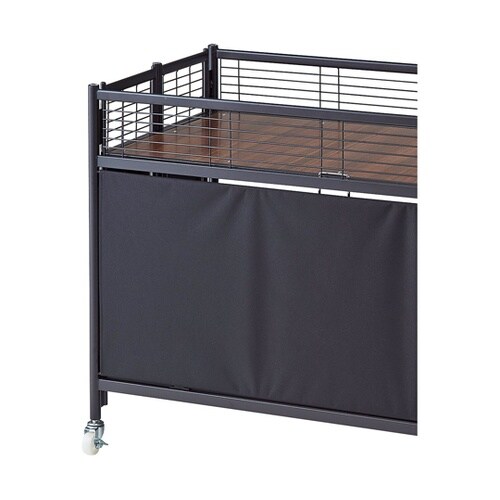 中折れワゴン ブラックフレーム W90c