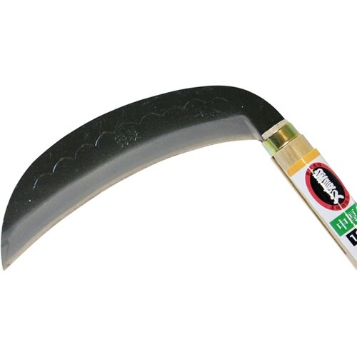 中厚鎌 195全鋼 グリップ付 #196