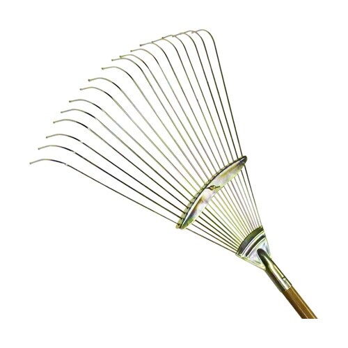 玉付ガーデンレーキ 木柄付 #73835