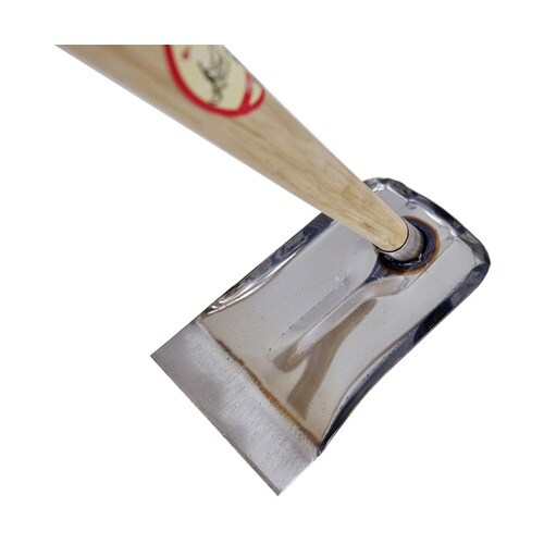 豊穣 奈良型 ステン溝引鍬 1350柄付