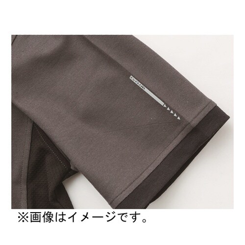 リフレクション半袖ポロ シロ 6L #1