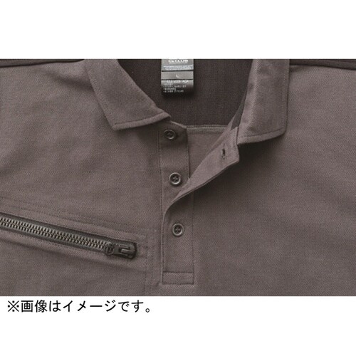 リフレクション半袖ポロ C灰 3L #1