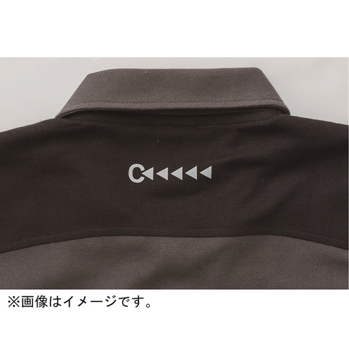 リフレクション半袖ポロ C灰 3L #1
